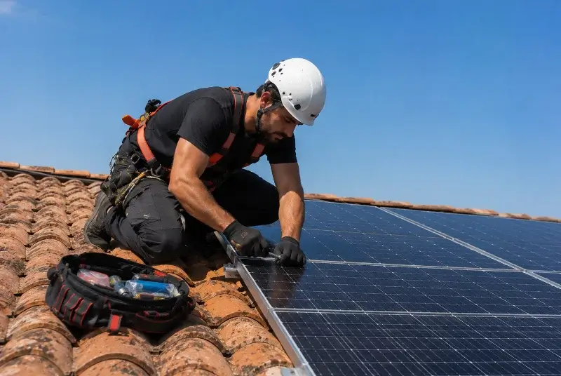 Maintenance et monitoring de panneaux solaires à Sainte-Nathalène