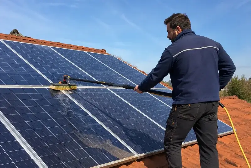 Nettoyage et entretien de panneaux solaires à Sainte-Nathalène